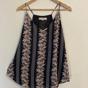 Loft racer back tank in large size